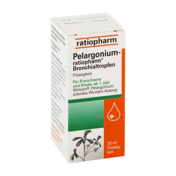 Pelargonium-ratiopharm Bronchialtropfen (20 ml)