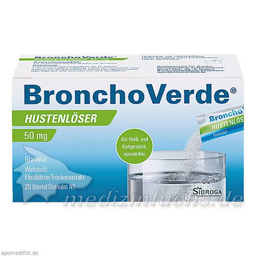 Bronchoverde Hustenlöser 50mg Granulat, 20 ST