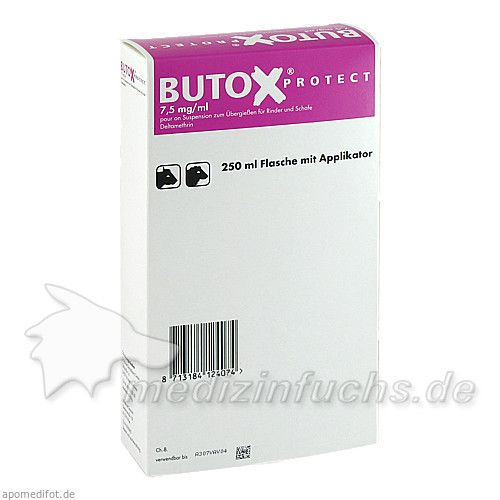 BUTOX Protect 7,5mg/ml pour on Sus.z., 250 ML