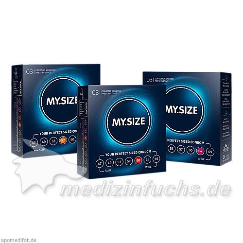 MYSIZE 57 60 64 TESTPACK, 3X3 ST