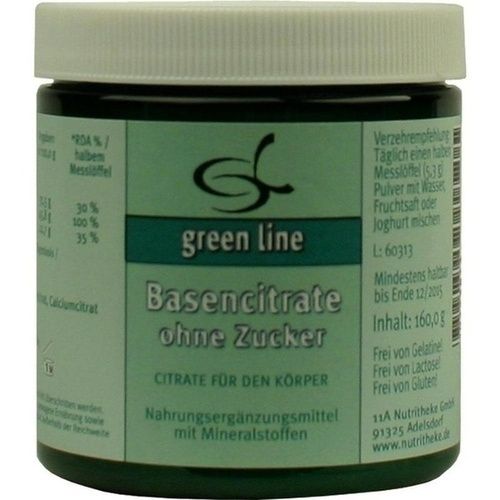 Basencitrate N ohne Zucker, 160 G