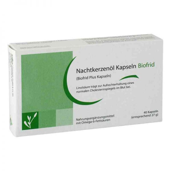 Nachtkerzenöl Kapseln Biofrid (40 stk)