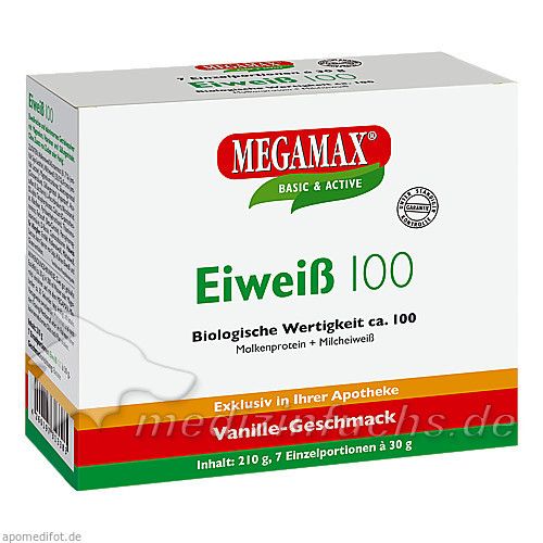 Eiweiss 100 Vanille Megamax, 7X30 G