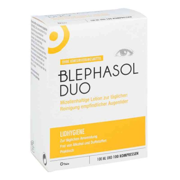 Blephasol Duo 100 ml Lotion+100 Reinigungspads (1 Pck)