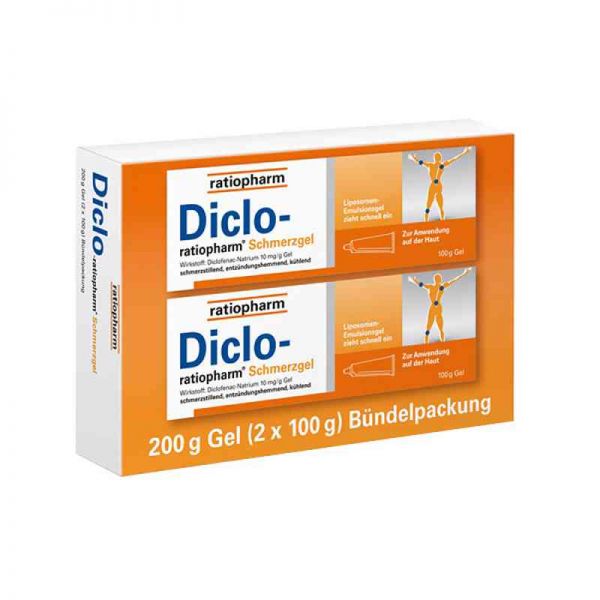 Diclo-ratiopharm Schmerzgel (2X100 g)