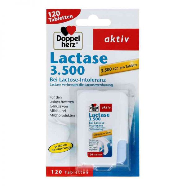 Doppelherz Lactase 3.500 Tabletten (120 stk)