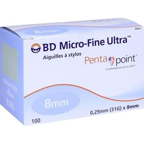 BD MICRO-FINE Ultra Pen-Nadeln 0.25x8 mm, 100 ST