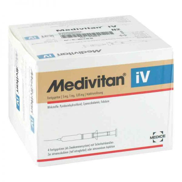 Medivitan iV Injektionslösung in Zweikammerspritze (8 stk)