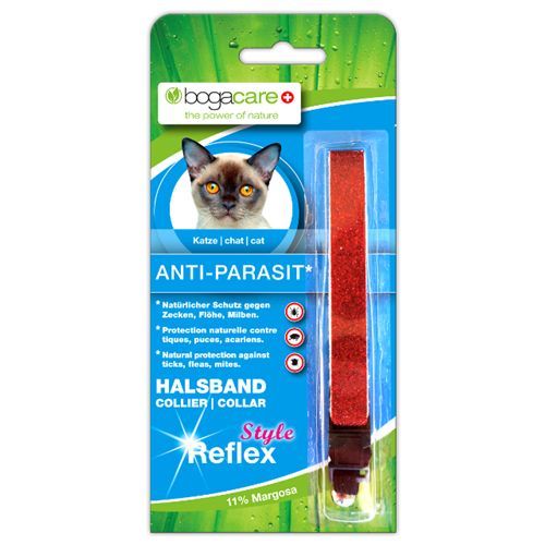 bogacare Anti-Parasit Vlies HB Katze Style rot, 1 ST