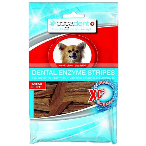 bogadent DENTAL ENZYME STRIPES MINI Hund, 100 G