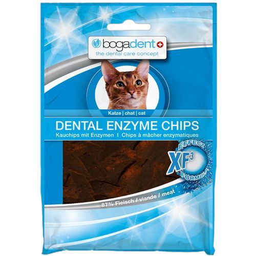 bogadent DENTAL ENZYME CHIPS Katze, 50 G