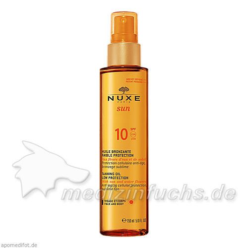 NUXE Sun Huile Bronzante LSF10, 150 ML