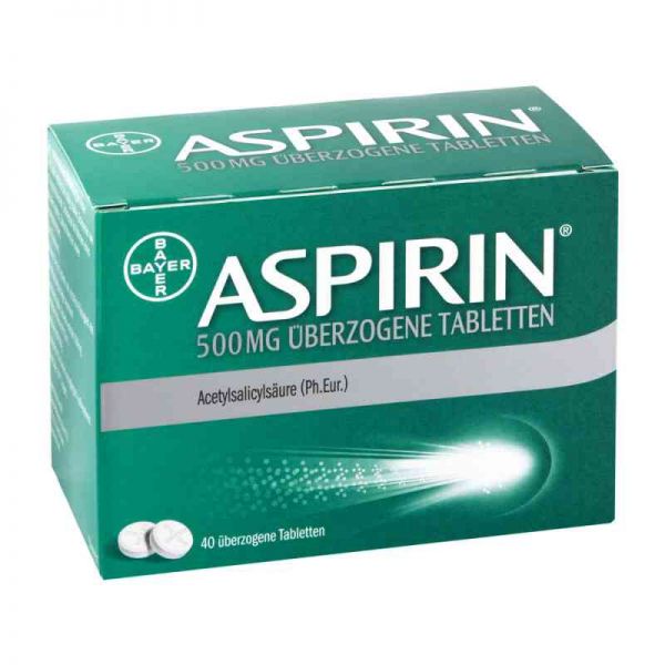 Aspirin 500mg (40 stk)