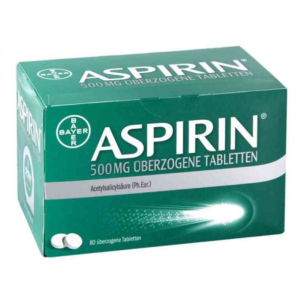 Aspirin 500mg (80 stk)