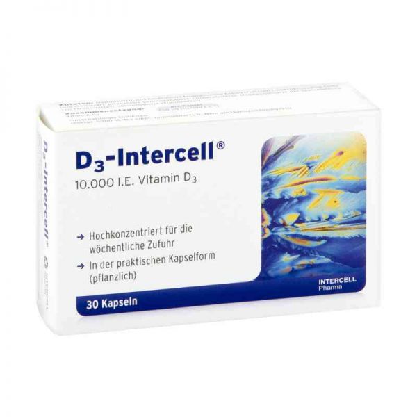 D3-intercell 10000 I.e. Kapseln (30 stk)