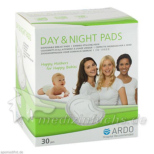 Ardo Day & Night Pads Einweg-Stilleinlagen, 30 ST