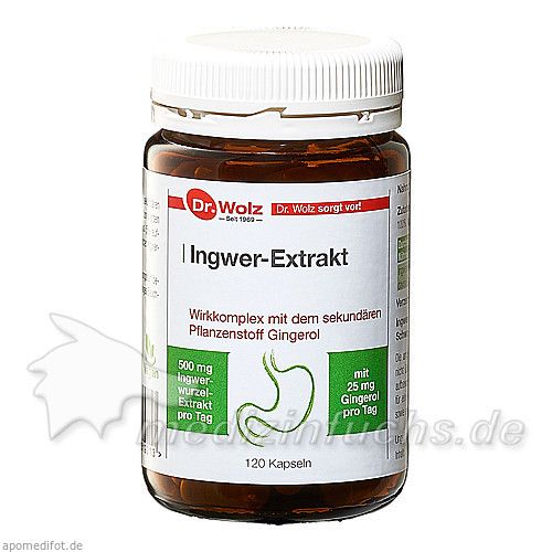 Ingwer-Extrakt Dr.Wolz, 120 ST