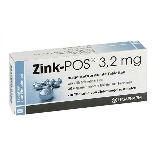 Zink-POS 3,2mg (20 stk)