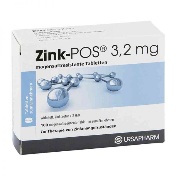 Zink-POS 3,2mg (100 stk)