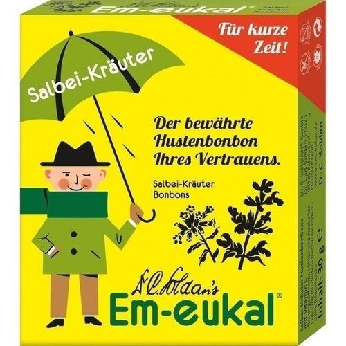 Em-eukal RETRO-Edition Salbei-kräuter zuckerhaltig, 30 G