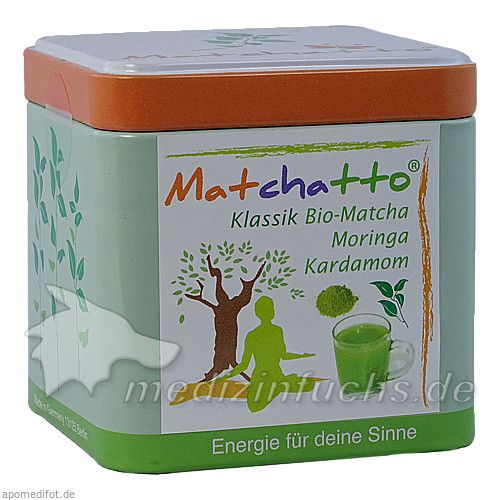 MATCHATTO Bio Klassik Matcha Moringa Kardamom Plv., 50 G