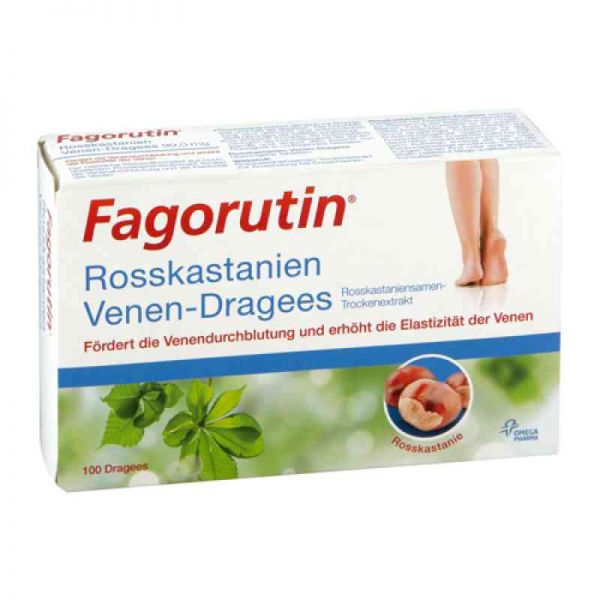 Fagorutin Rosskastanien Venen*Dragees 99mg (100 stk)