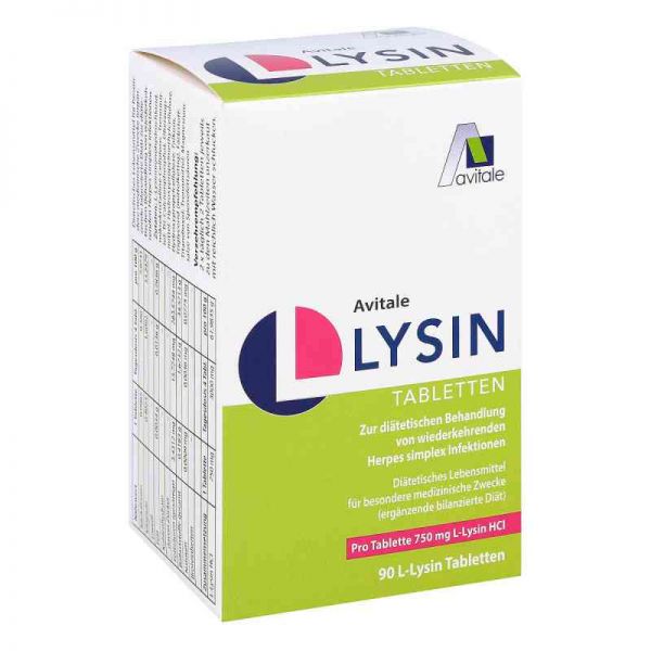 L-lysin 750 mg Tabletten (90 stk)