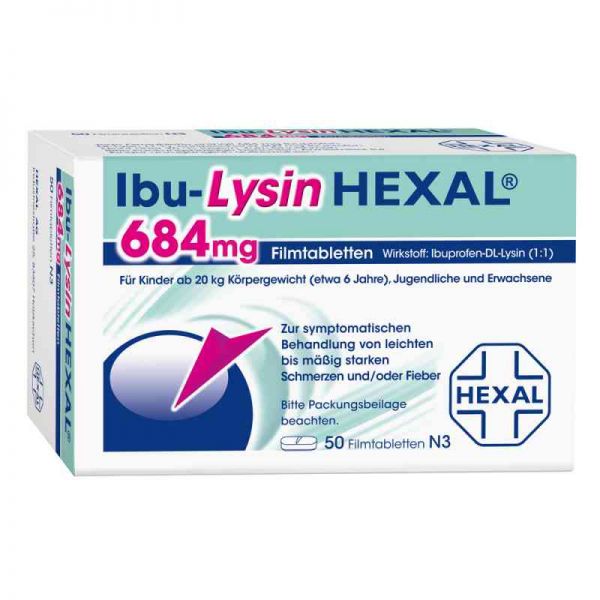 Ibu-LysinHEXAL 684mg (50 stk)