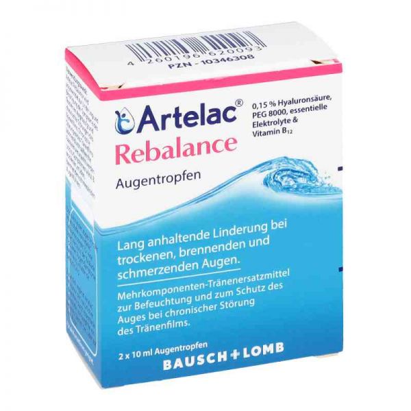 Artelac Rebalance Augentropfen (2X10 ml)