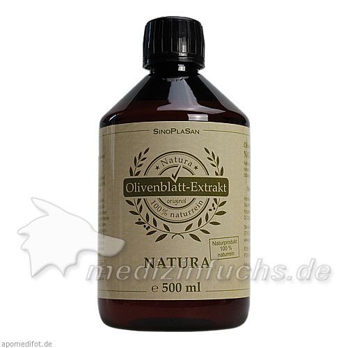 Olivenblattextrakt-NATURA 100% naturrein pur, 500 ML