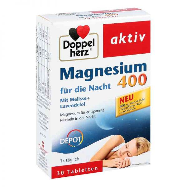 Doppelherz Magnesium 400 für die Nacht Tabletten (30 stk)