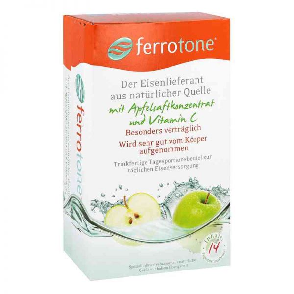 Ferrotone Eisen mit Apfelkonzentrat und Vitamin C (14X25 ml)