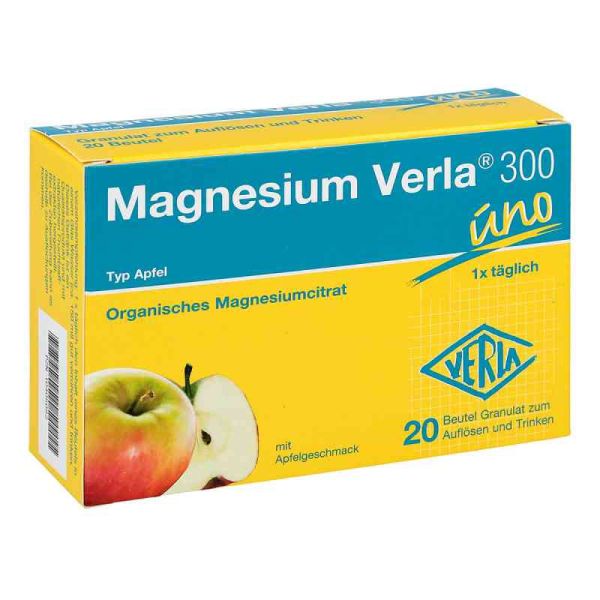 Magnesium Verla 300 Apfel Granulat (20 stk)