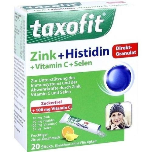 taxofit Zink + Histidin Direkt Granulat, 20 ST