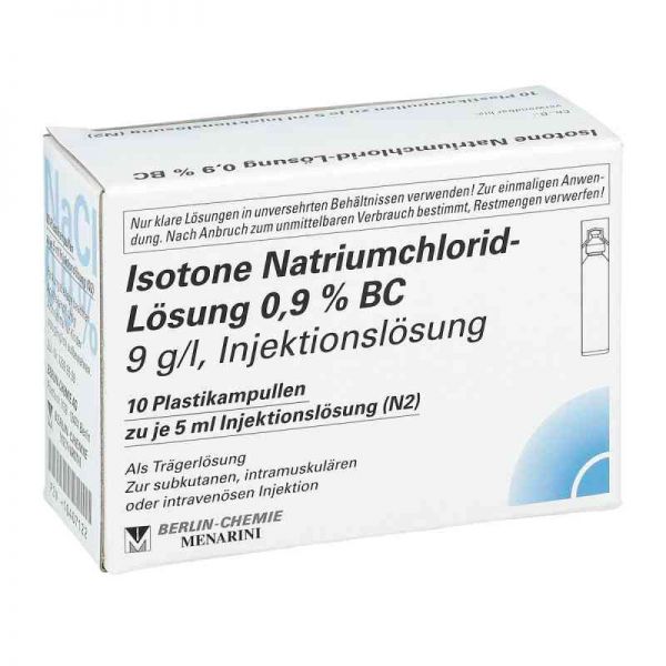 Isotone Nacl Lösung 0.9% Bc Plastik amp.inj.-lsg. (10X5 ml)