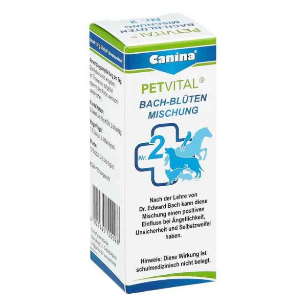 Petvital Bachblüten Nummer 2 Globuli veterinär (10 g)