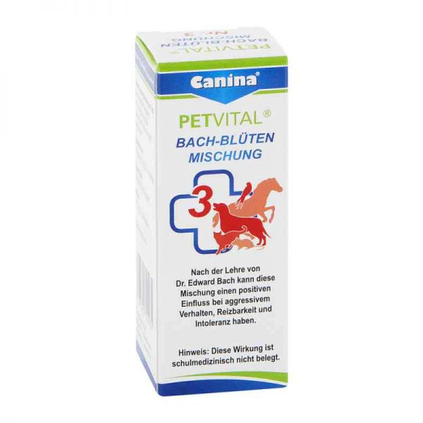 Petvital Bachblüten Nummer 3 Globuli veterinär (10 g)