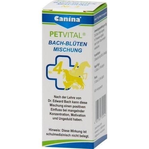 PETVITAL Bachblüten Nr. 4 vet, 10 G