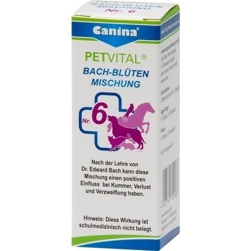 PETVITAL Bachblüten Nr. 6 vet, 10 G