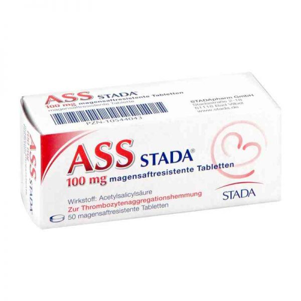 Ass Stada 100 mg magensaftresistente Tabletten (50 stk)