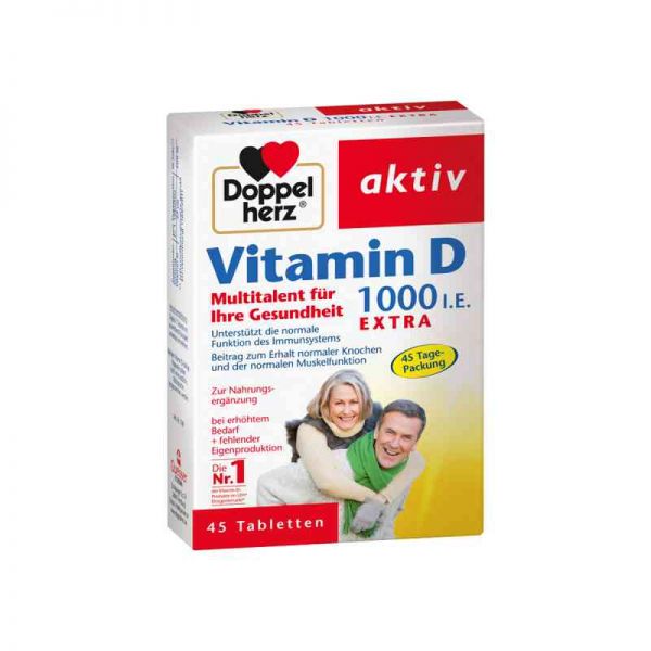 Doppelherz Vitamin D 1.000 I.e. Extra Tabletten (45 stk)