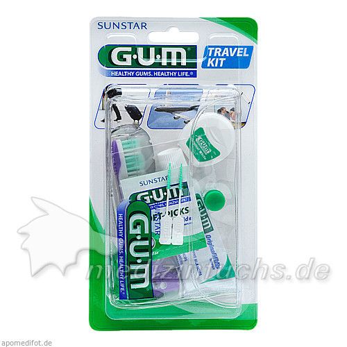 GUM Travel Kit (ZBürste + ZSeide + ZPasta), 1 ST