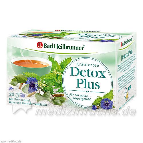 Bad Heilbrunner Wohlfühltee Detox Plus, 20 ST