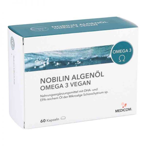 Nobilin Algenöl Omega-3 vegan Kapseln (60 stk)