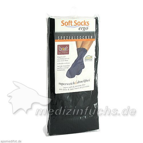 Bort SoftSocks ergo extra-weit schwarz 44-46, 2 ST