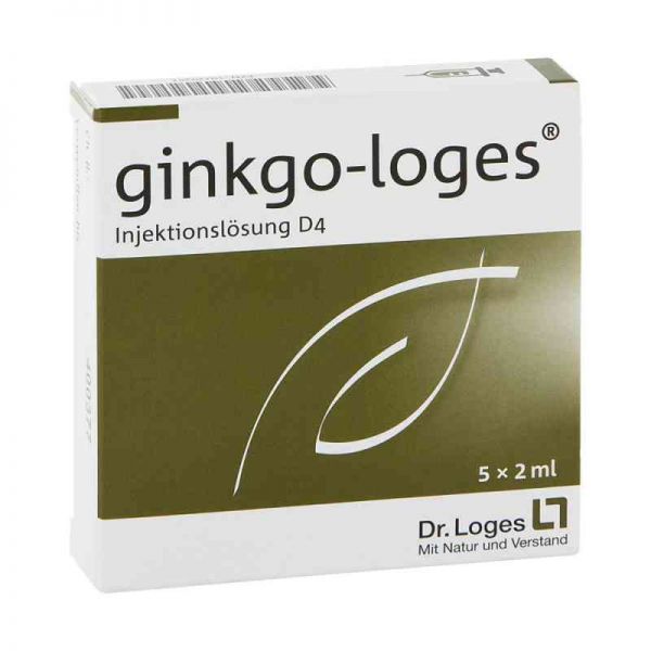 Ginkgo Loges Injektionslösung D 4 Ampullen (5X2 ml)