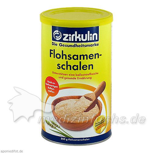 ZIRKULIN Flohsamenschalen, 250 G