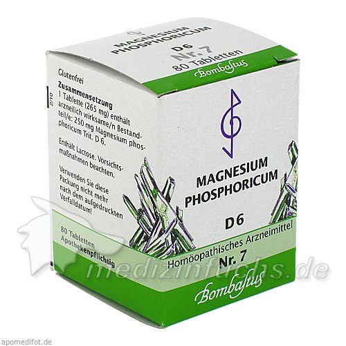 Biochemie 7 Magnesium phosphoricum D 6, 80 ST