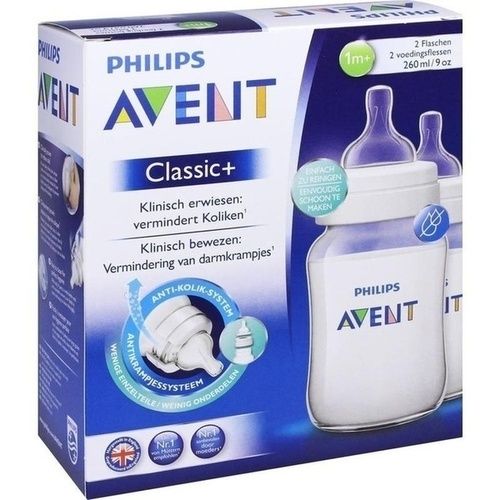 Avent Klassik+ Flasche 260ml 2er Pack, 2 ST