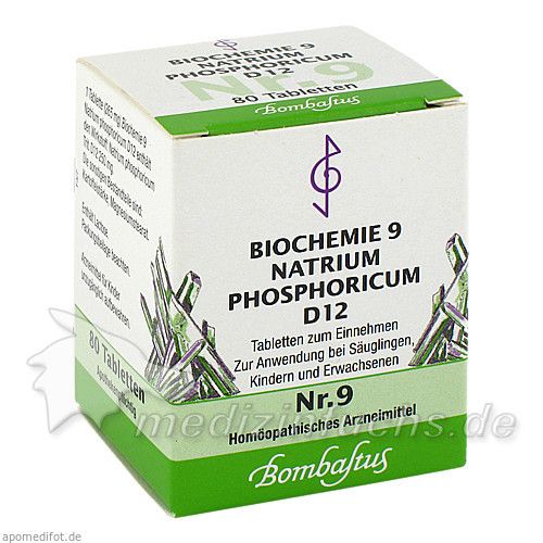 Biochemie 9 Natrium phosphoricum D 12, 80 ST